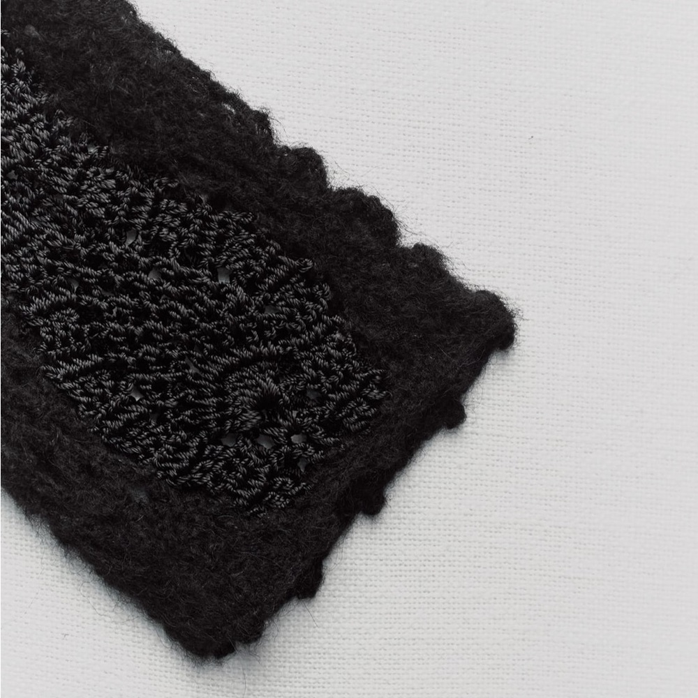 Zara long crocheted dress limited edition handcrafted - Picture 4 of 13